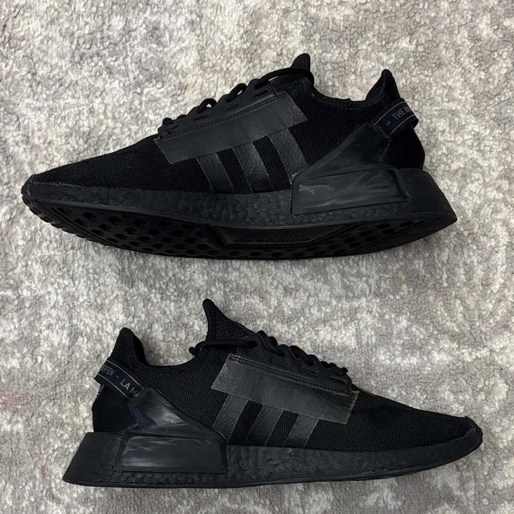 Adidas Men's NMD Black Sneakers - Picture 2 of 9